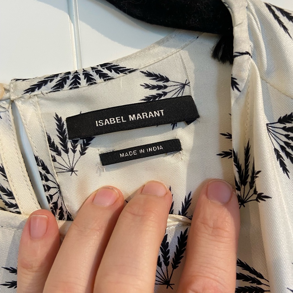 ♥️ 5X HOST PICK ♥️ ISABEL MARANT “Reone” Silk Dress - Picture 7 of 16